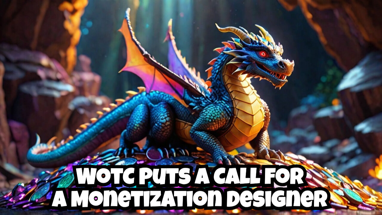 They are No Longer Trying to Hide the Ball - WotC Seeks "Monetization Designer"