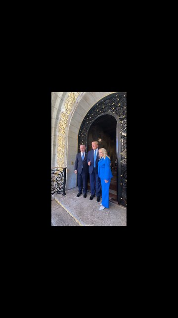 President Donald J. Trump welcomes Prime Minister Netanyahu at Mar-a-Lago