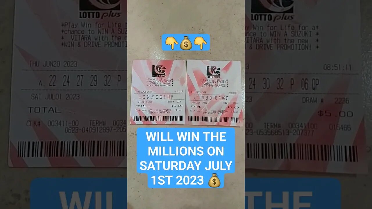 Lotto Plus Jackpot Million | Big Money 💰