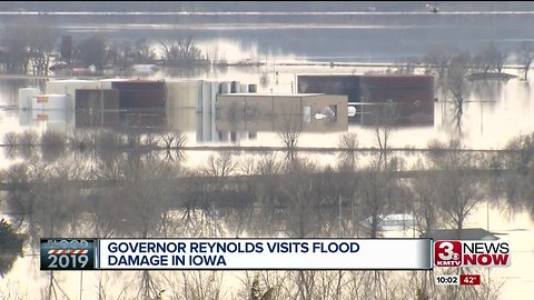 Parts of Iowa completely underwater due to flooding