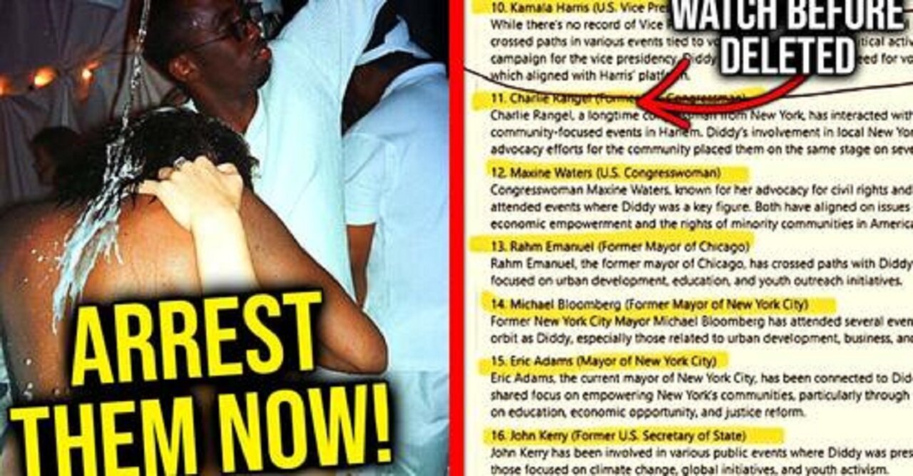 Leaked Diddy List Is Going Viral... Jay-Z, Mariah Carey, Usher | Diddy LEAKS