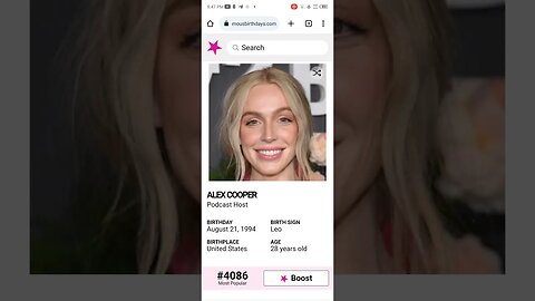 HAPPY 28 BIRTHDAY ALEX COOPER PODCAST HOST
