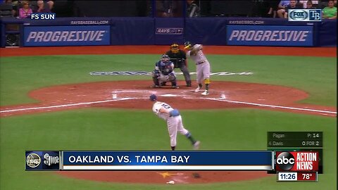 Mike Fiers pitches six effective innings helping Oakland beat Tampa Bay