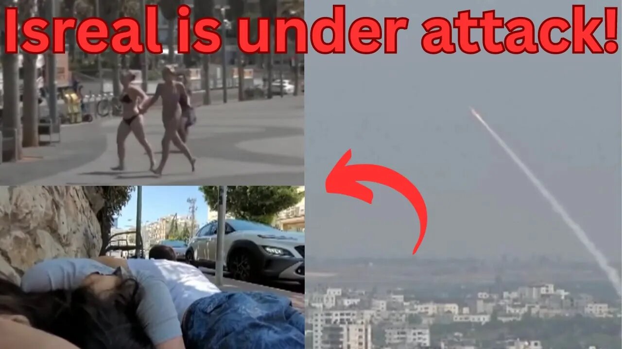 Israel is under attack! #israel #war #rockets #middleeast #telaviv