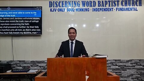 Mr. Baptist Day vs. The Holy Bible (KJB) - Part 1 (Baptist Preaching - Ph)