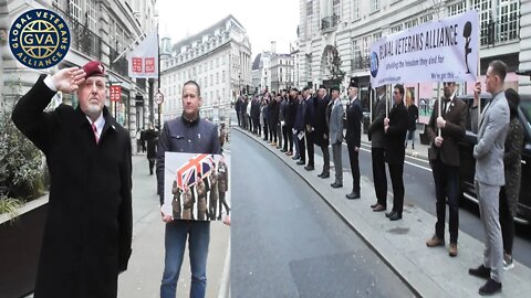 FEARLESS Soldiers Salute ONE MILLION MARCHERS At Worldwide Freedom Rally London