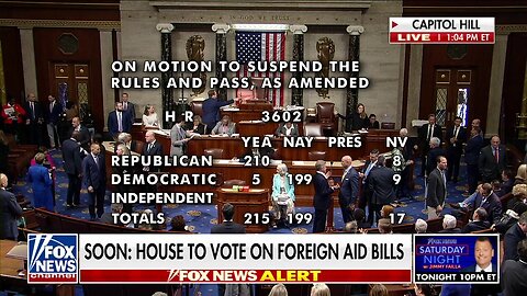 House To Vote On Controversial Packages For Money To Israel, Ukraine