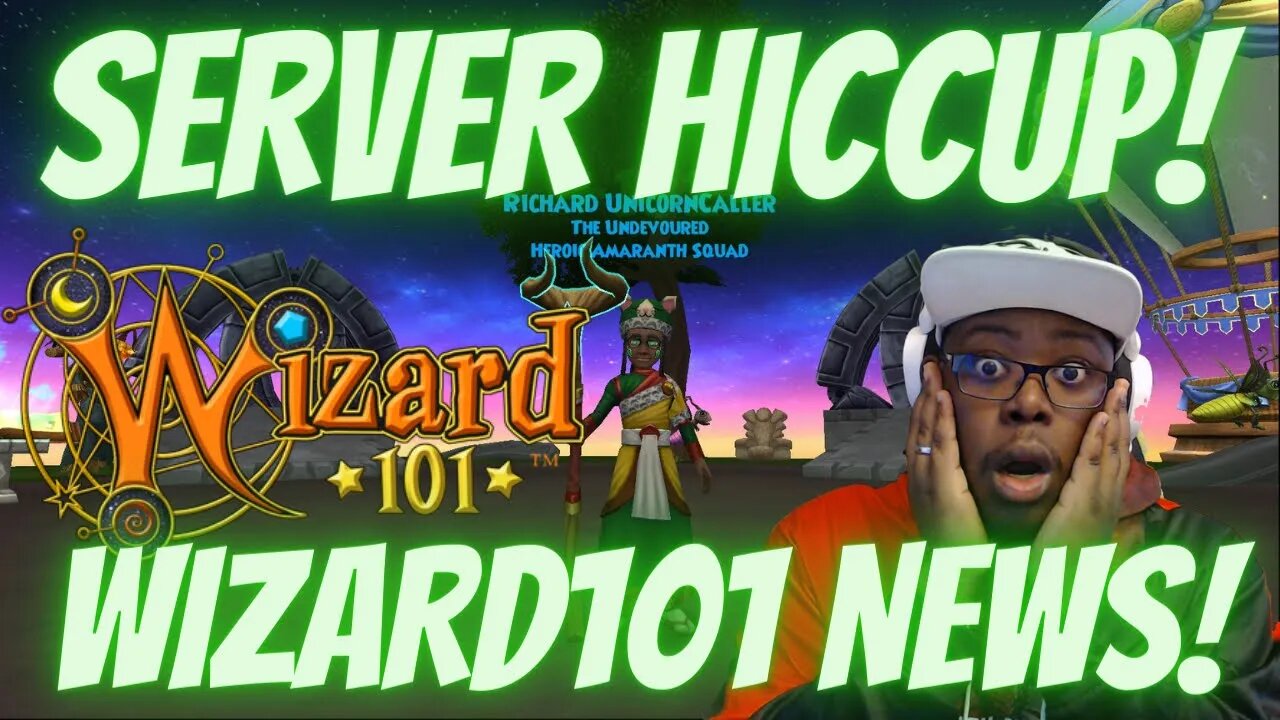 🛠️ SERVER HICCUP LAST NIGHT? Wizard101 News!