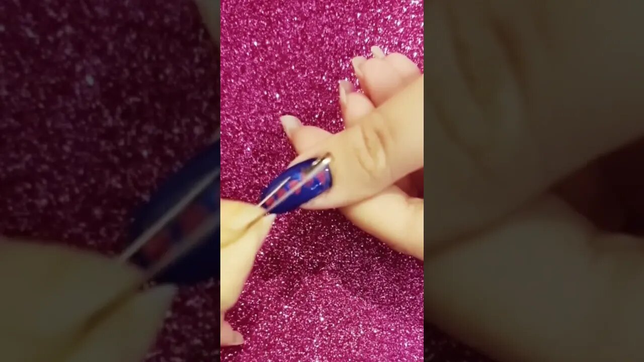 Easy nail art short #shortvideo #nailart #nails #mehsimcreations #ytshorts