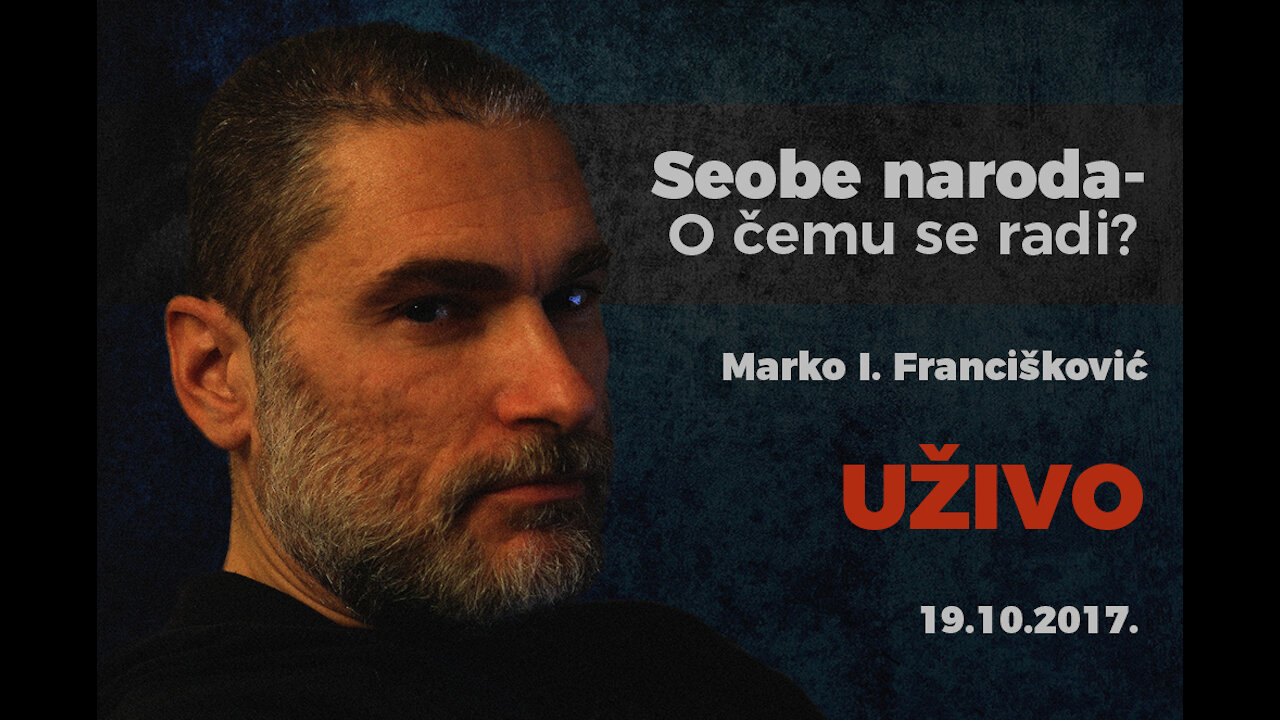 3. facebook live: Seobe naroda - o čemu se radi (19.10.2017.)