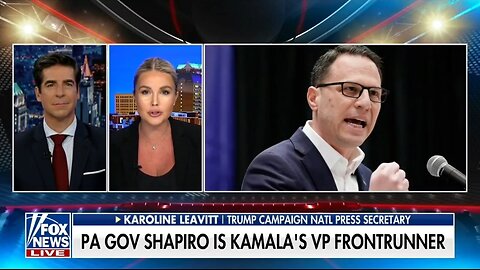 Gov Josh Shapiro Is A Far Left Dem Just Like Kamala: Trump Press Sec