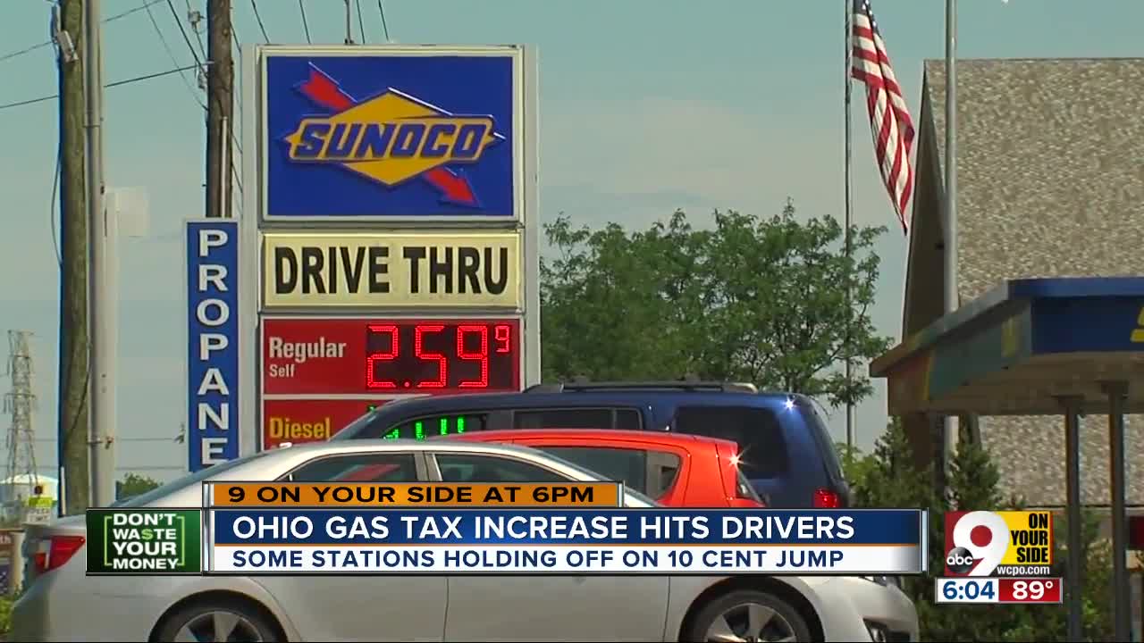 Ohio gas tax increase hits drivers