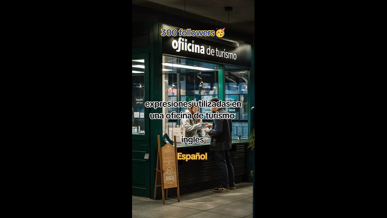 expresiones utilizadas en una oficina de turismo