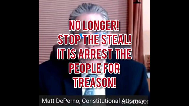 NO LONGER ! STOP THE STEAL! IT IS ARREST THEM FOR TREASON!