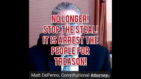 NO LONGER ! STOP THE STEAL! IT IS ARREST THEM FOR TREASON!
