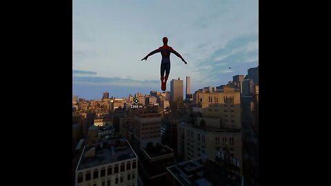 Spider-Man Web Slinging Through New York City #shorts