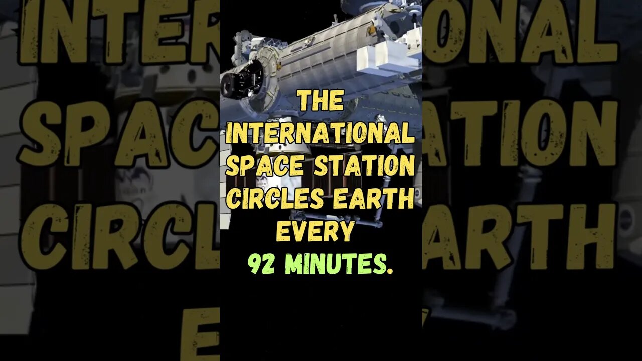 🌏🛰️Did you know this fact about Space? #shortsfact #funfactsshorts #spacefacts #iss #earth