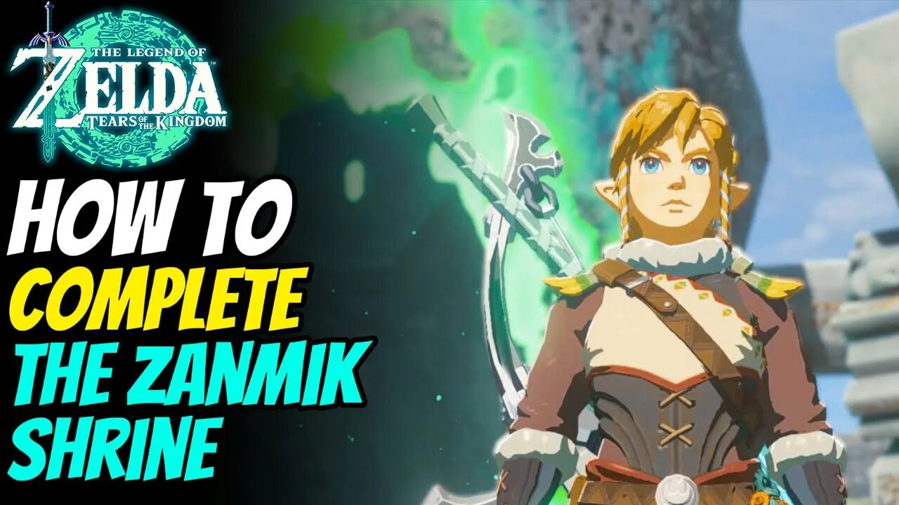 How to Solve Zanmik Shrine | The Legend of Zelda: Tears of the Kingdom