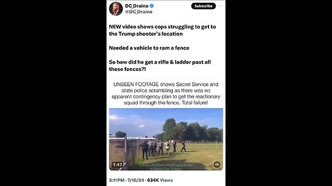 Unseen footage of police struggling to get access to Trumps shooter’s location