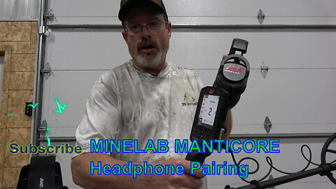 MINELAB MANTICORE Headphone Pairing
