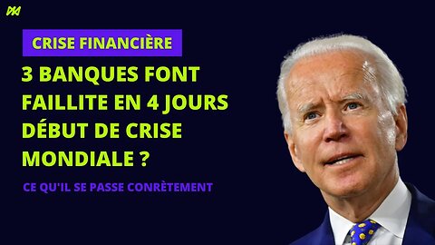 💀 3 banques font faillite en 4 jours : le désastre continue ! 😱 #faillite #banque #crise