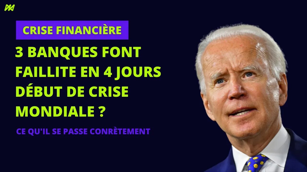 💀 3 banques font faillite en 4 jours : le désastre continue ! 😱 #faillite #banque #crise