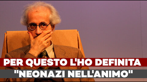 LUCIANO CANFORA VS MELONI - Per questo l'ho definita "neonazi nell'animo"