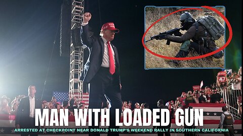 🟣 Man with loaded gun arrested at checkpoint near Donald Trump’s California rally