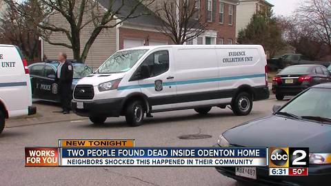 Two found dead in Odenton home