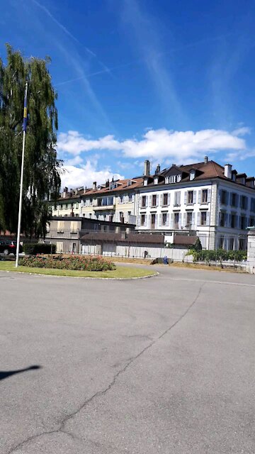 Castle of switzerland morges city