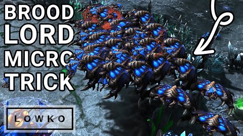 StarCraft 2 - Serral Plays The BROOD LORD Micro Trick! (Cure vs Serral)
