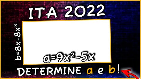 QUESTÃO DE AREA E PERIMETRO NO ITA 2022