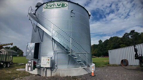 How to operate a drying bin. stiring bin