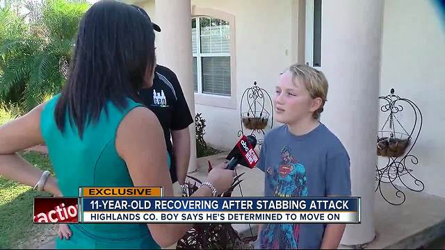 EXCLUSIVE: 11-year-old boy stabbed over talking in sleep shares his ordeal