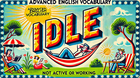 Vocabulary and Pronunciation "IDLE" Advanced English