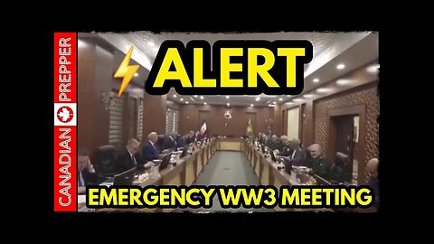 ⚡WTF ALERT_ EMERGENCY MEETING w_ IRAN-RUSSIA, CLOSED AIRSPACE, NUCLEAR BUNKER OPENS, MARKET CHAOS