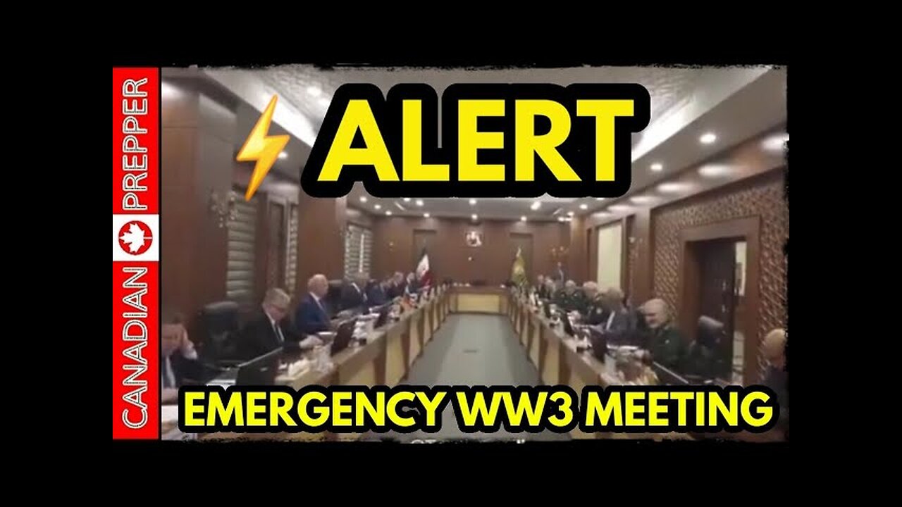 ⚡WTF ALERT_ EMERGENCY MEETING w_ IRAN-RUSSIA, CLOSED AIRSPACE, NUCLEAR BUNKER OPENS, MARKET CHAOS