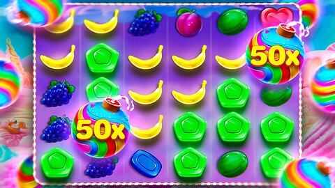 THE 50x DROPPED IN TWICE AND IT PAID BIG ON SWEET BONANZA!