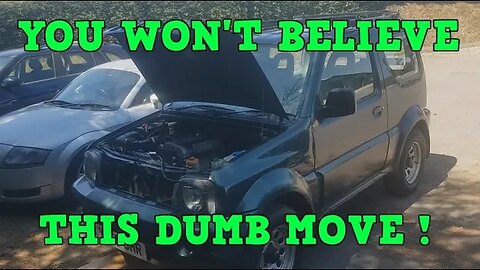 I can't believe I did this! Is my Suzuki Jimny flip now SCRAP?!?