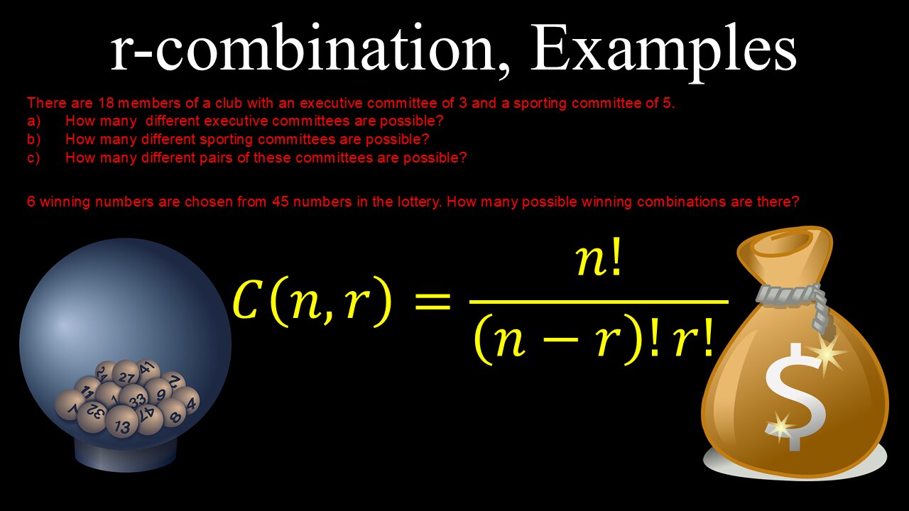 Combinations, Examples - Discrete Mathematics