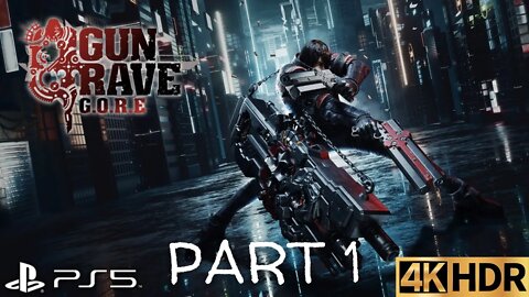 Gungrave G.O.R.E Walkthrough Gameplay Part 1 | PS5, PS4 (No Commentary Gaming)