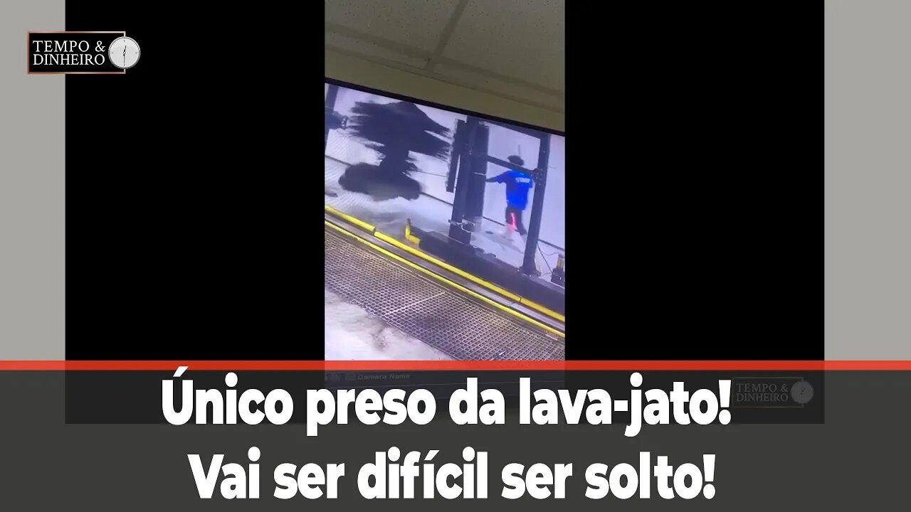 Único preso da lava-jato! Vai ser difícil ser solto! Veja as imagens