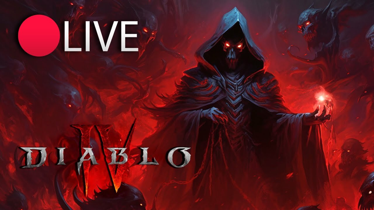 Diablo 4 NECROMANCER 75+ END GAME Gameplay with Josh - 🔴LIVE
