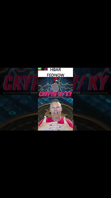 What's the real reason why HBAR is being USED WITH FEDNOW? #crypto #bitcoin #xrp #hbar #ethereum