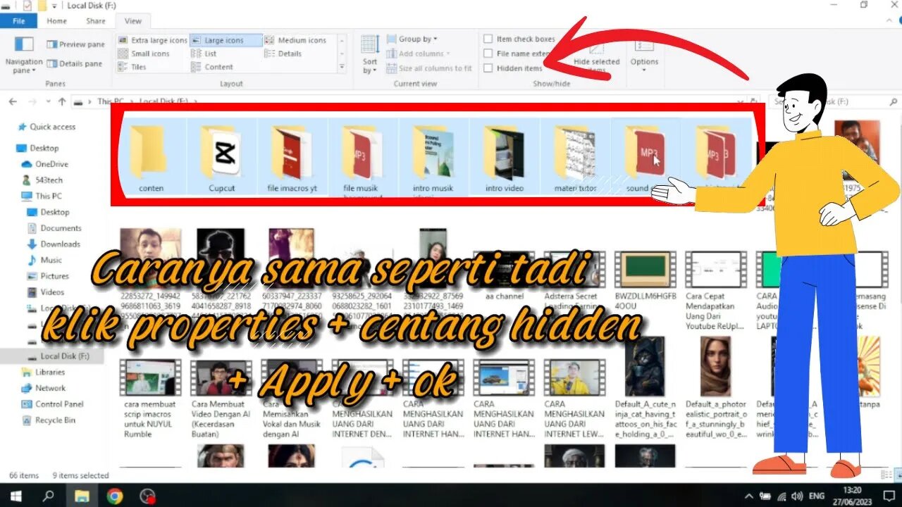 Cara Menyembunyikan File Penting Di Komputer