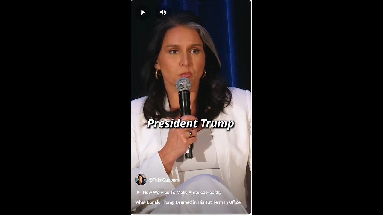 Tulsi Gabbard expounds
