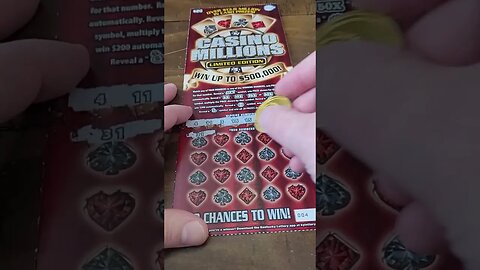 Casino Millions Lottery Ticket from the Kentucky Lottery!