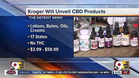 Kroger to sell CBD products in 17 states