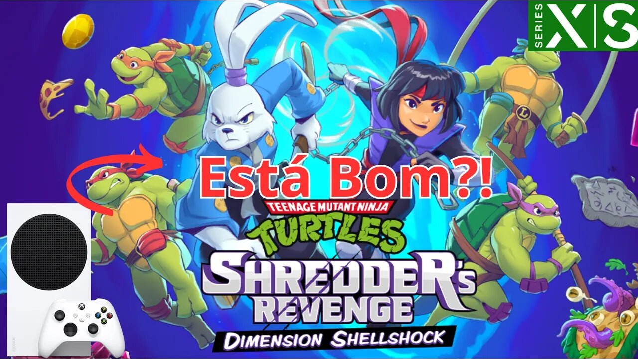 Nova DLC de Tartarugas Ninja - Com Usagi Yojimbo e Karai!!!Teste no (Xbox Series S)