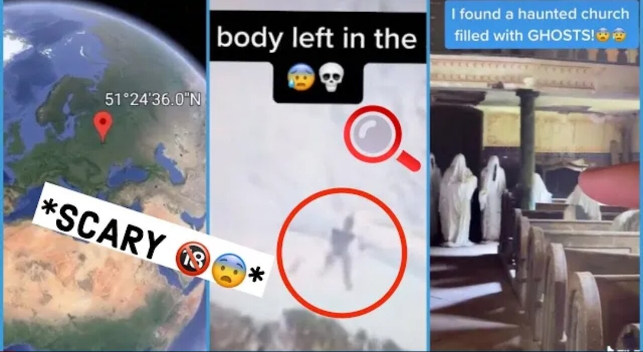 😱SCARIEST THINGS FOUND ON GOOGLE EARTH